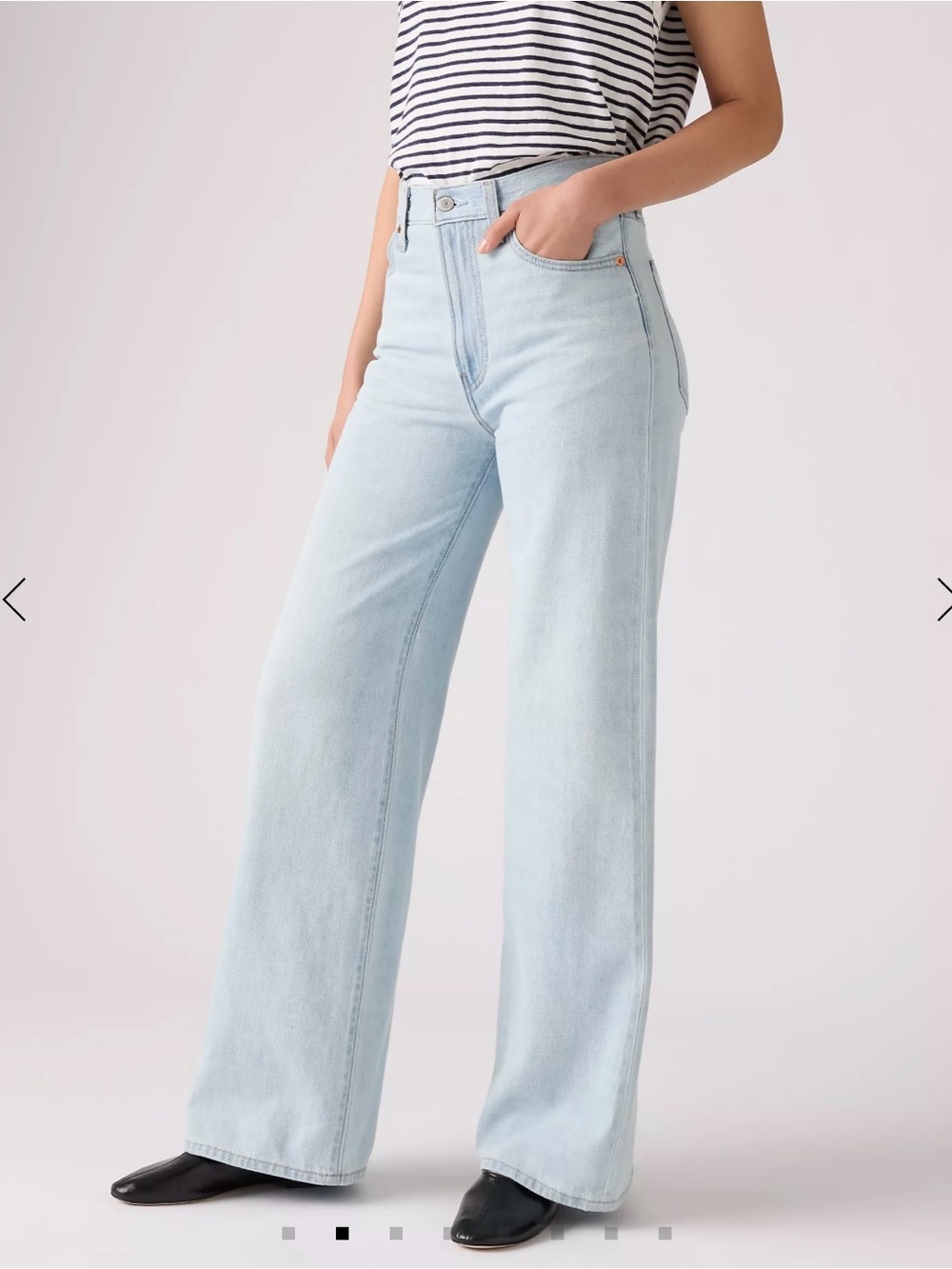 Levi's Ribcage Wide-Leg Linen+ Denim Women's Jeans
